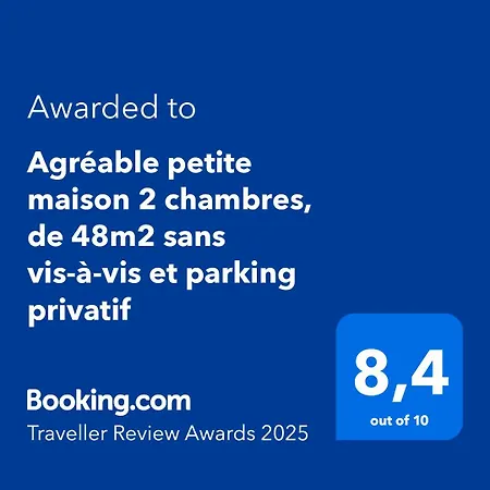 Agreable Petite Maison 2 Chambres, De 48m2 Sans Vis-a-vis Et Parking Privatif * Agde